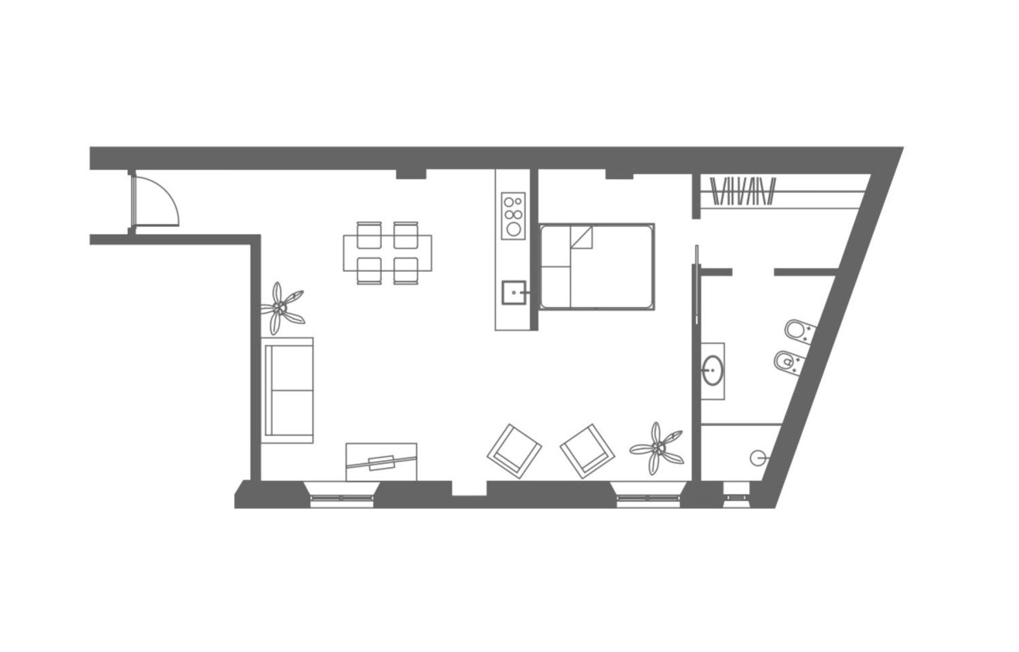 מילאנו Brera Apartments In Porta Romana חדר תמונה
